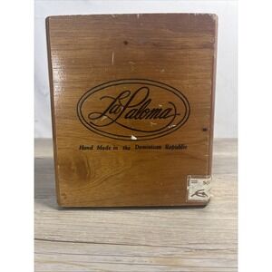 La Paloma CHURCHILL Cigar BOX Vintage Hand Made in Dominican Republic Box Only